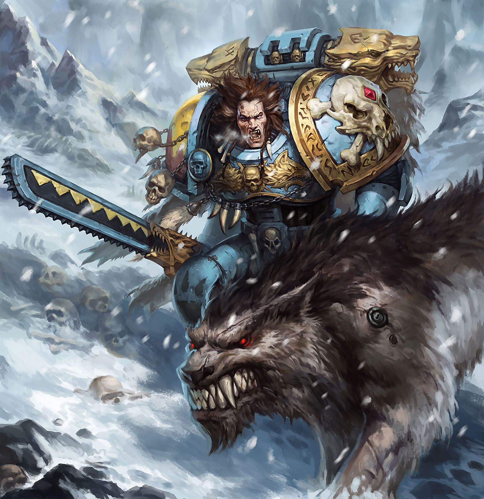 Space Wolves wolf sigil